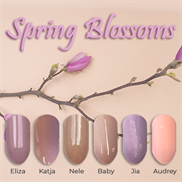 Gelepakke Spring Blossoms - farvede UV/LED geleer